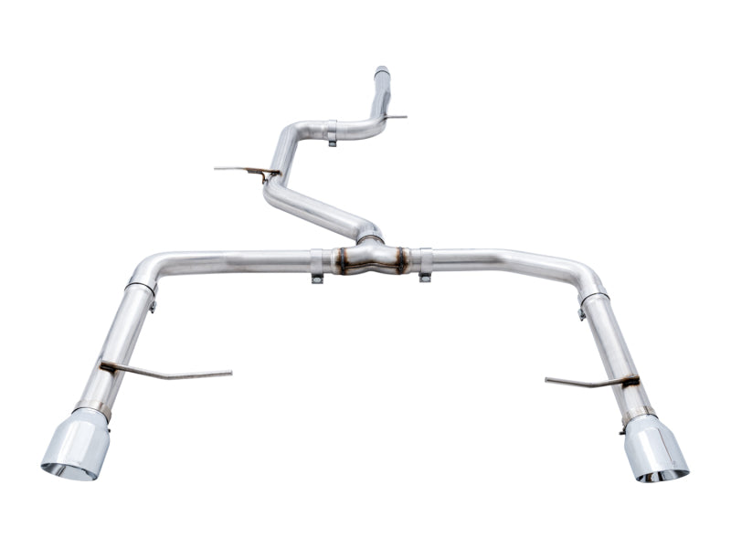 AWE Tuning 18-21 Volkswagen Jetta GLI Mk7 Track Edition Exhaust - Chrome Silver Tips (Fits OEM DP) AWE Tuning Catback  AXOPROS