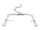 AWE Tuning 18-21 Volkswagen Jetta GLI Mk7 Track Edition Exhaust - Chrome Silver Tips (Fits OEM DP) AWE Tuning Catback  AXOPROS