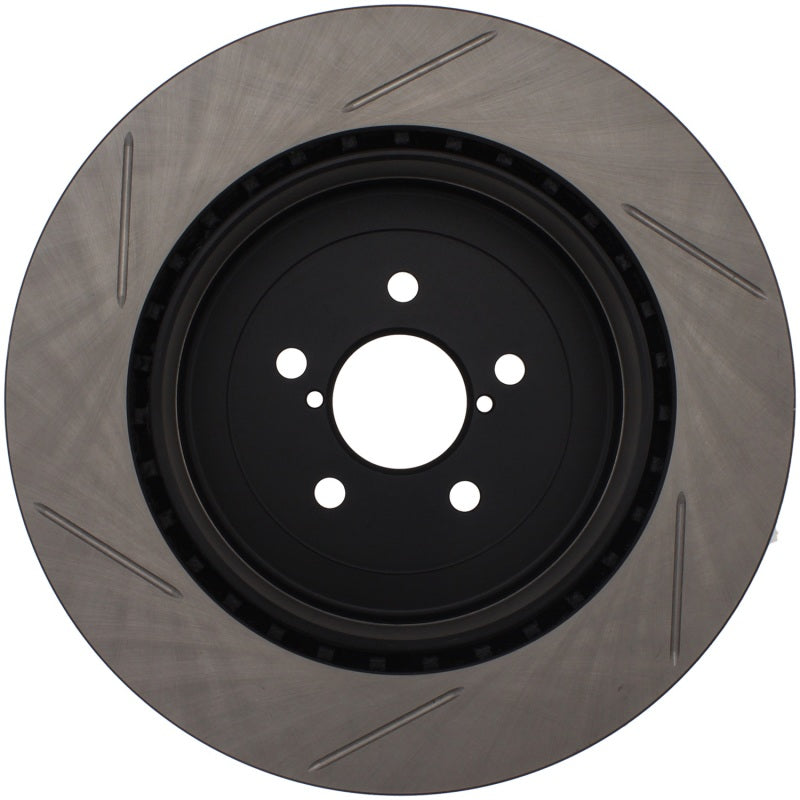 StopTech Power Slot 04 STi Rear Right Slotted Rotor Stoptech Brake Rotors - Slotted  AXOPROS