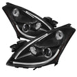 Spyder Nissan Altima 4Dr 10-12 Projector Headlights Light DRL LED Halo Blk PRO-YD-NA104D-LTDRL-BK SPYDER Headlights  AXOPROS