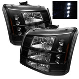 Spyder Chevy Silverado 1500/2500 03-06 Bumper Lights Crystal Headlights Blk HD-YD-CS03-1PC-AM-BK SPYDER Headlights  AXOPROS