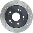 StopTech 09-10 Acura TSX / 08-10 Honda Accord Coupe/05-10 Sedan Left Rear Slotted & Drilled Rotor Stoptech Brake Rotors - Slot & Drilled  AXOPROS