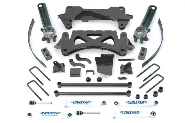 Fabtech 95.5-04 Toyota Tacoma 6 Cyl 2/4WD 6 Lug 6in Perf Sys w/Perf Shks Fabtech Lift Kits  AXOPROS