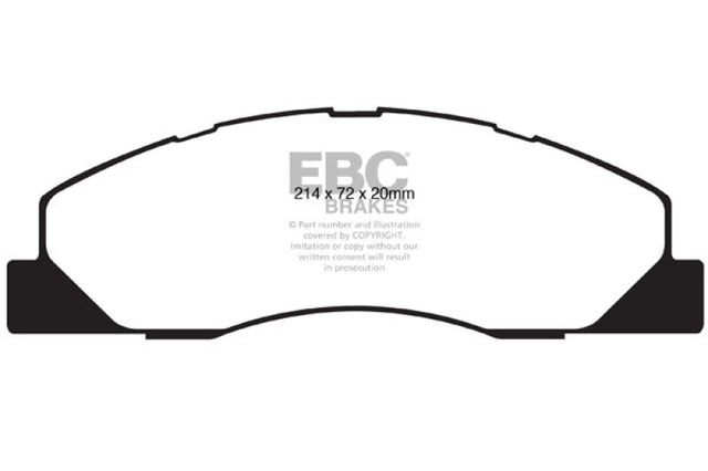 EBC 09-11 Dodge Ram 2500 Pick-up 5.7 2WD/4WD Greenstuff Front Brake Pads EBC Brake Pads - Performance  AXOPROS