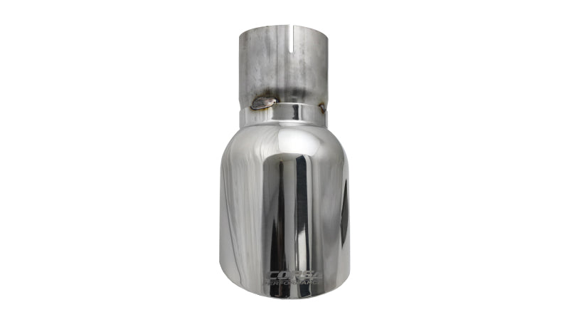 Corsa 2009-2019 e Universal 3.0in Inlet / 4.5in Outlet Polished Pro-Series Tip Kit CORSA Performance Tips  AXOPROS