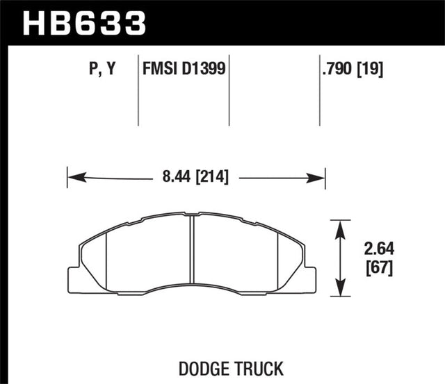 Hawk LTS Street Brake Pads Hawk Performance Brake Pads - OE  AXOPROS