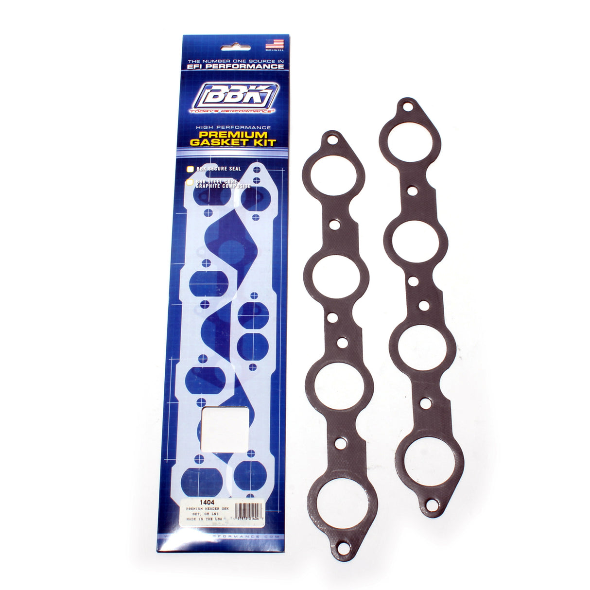 BBK PREMIUM HEADER GASKET SET GM LS V-8 (PAIR) BBK Performance Parts Exhaust Manifold Gasket Set  AXOPROS