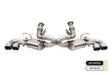 Corsa 2020-25 Corvette C8 3in Valved Cat-Back 4.5in Pol Quad Tips - Fits Factory Perf Exhaust w/ AFM CORSA Performance Catback  AXOPROS