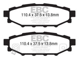 EBC 12+ Subaru BRZ 2.0 (solid rear rotors) Ultimax2 Rear Brake Pads EBC Brake Pads - OE  AXOPROS