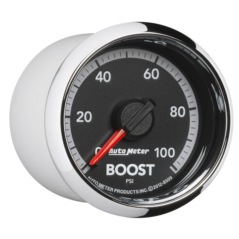 Autometer Gen4 Dodge Factory Match 52.4mm Mechanical 0-100 PSI Boost Gauge AutoMeter Gauges  AXOPROS