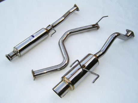 Invidia 94-01 Acura Integra 2DR LS/RS/ 97+ Type-R 2DR 60mm (101mm tip) Cat-back Exhaust Invidia Catback  AXOPROS