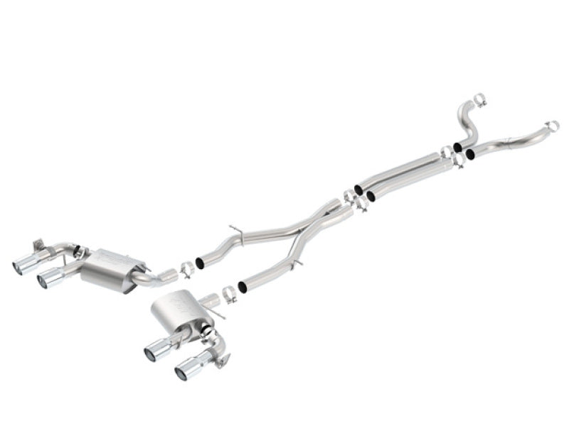 Borla 2017+ Chevy Camaro ZL1 6.2L S-Type Catback Exhaust w/ Dual Split Rear Exit Borla Catback  AXOPROS