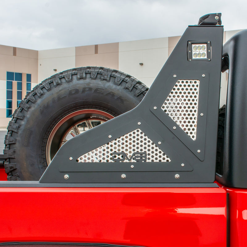 DV8 Offroad 2019+ Jeep Gladiator Bolt On Chase Rack DV8 Offroad Chase Racks  AXOPROS