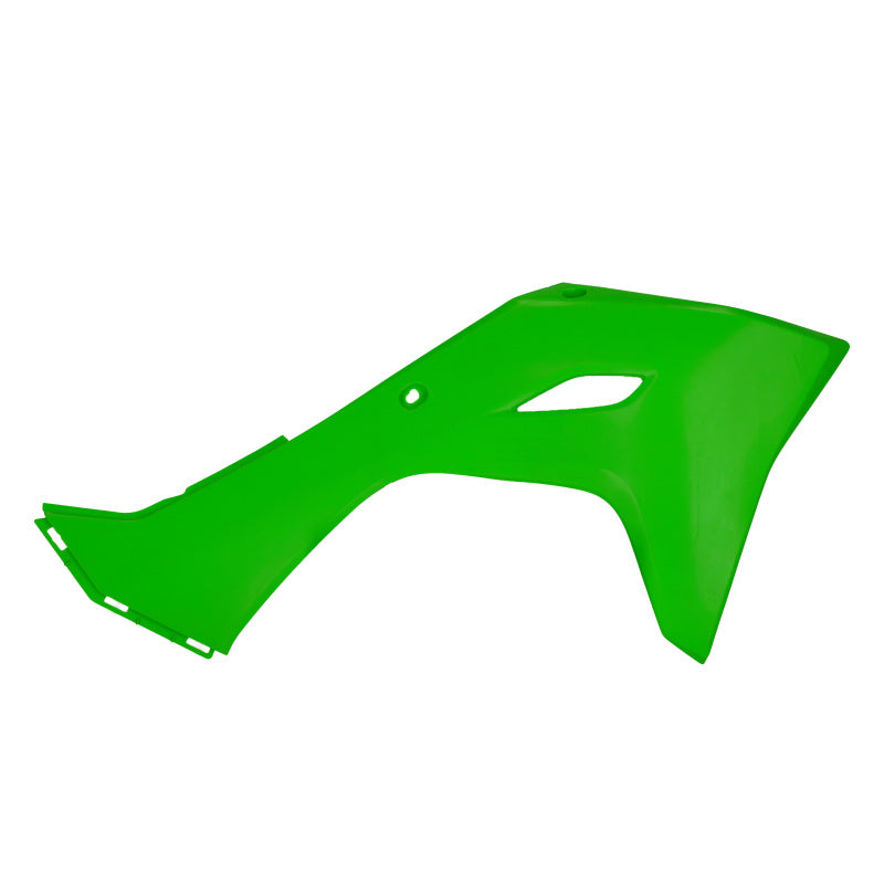 Cycra 2024 Kawasaki KX450 Radiator Shrouds - Green Cycra Plastics  AXOPROS