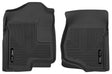 Husky Liners 07-14 Cadillac Escalade ESV/EXT Weatherbeater Black Front Floor Liners Husky Liners Floor Mats - Rubber  AXOPROS