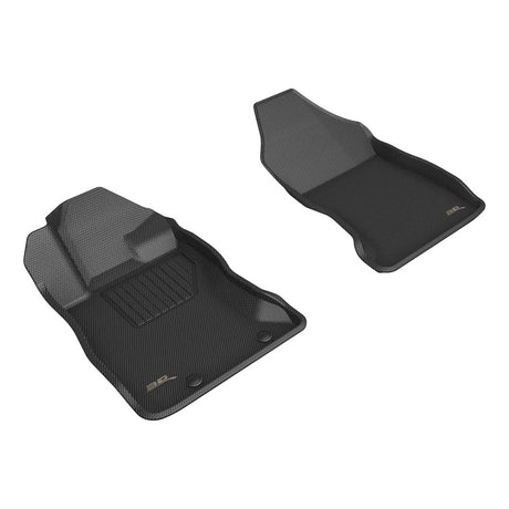 3D MAXpider 22-23 Subaru WRX Kagu Black Floor Mats - Row 1 3D MAXpider Floor Mats - Rubber  AXOPROS