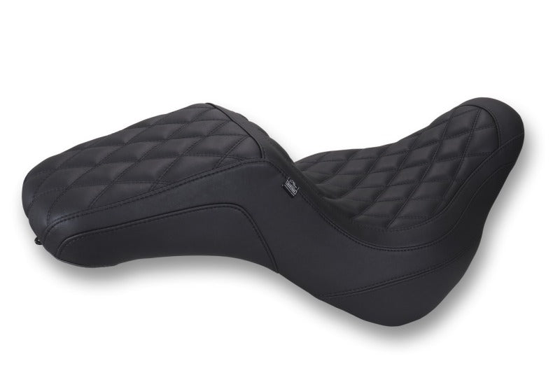 Mustang 18-25 HD Dble Diamond Squareback Low Rider S and El Diablo, Sport Glide Black Mustang Motorcycle Passenger Motorcycle Seats  AXOPROS