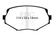 EBC 94-01 Mazda Miata MX5 1.8 Redstuff Front Brake Pads EBC Brake Pads - Performance  AXOPROS