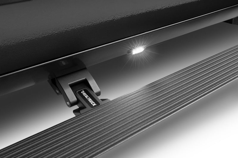 RealTruck 23-24 Toyota Sequoia Sport (Ex. Hybrid) VoltStep Electric Running Board Kit - Tex. Bk Go Rhino Running Boards  AXOPROS