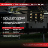 GEN-Y Hitch Gen-Y Nomad Static 5th Wheel to Gooseneck - 6.5K TW 30K Tow - Texture Black (1116/1621/1716 Frames) Hitch Accessories aftermarket performance part