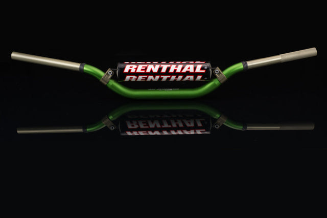Renthal Villopoto/ Stewart/ 19+ Honda CRF Twinwall Pad - Green Renthal Handlebars  AXOPROS