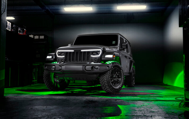 Oracle VECTOR Series Full LED Grille - Jeep Wrangler JL/JT - NA SEE WARRANTY ORACLE Lighting Light Accessories and Wiring  AXOPROS