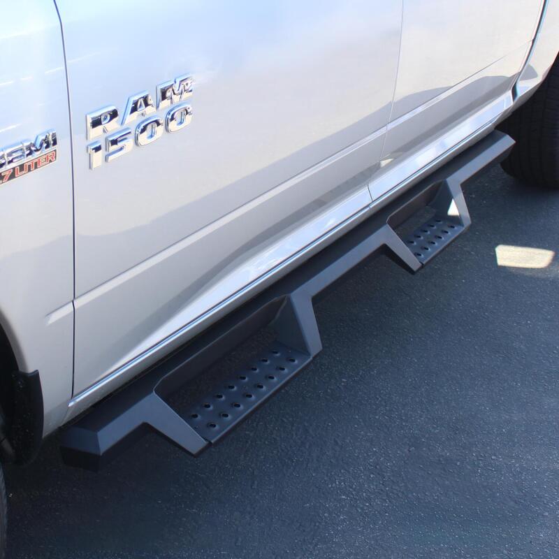 Westin/HDX 09-18 Dodge/Ram 1500 Crew Cab / 25/3500 Crew Drop Nerf Step Bars - Textured Black Westin Nerf Bars  AXOPROS