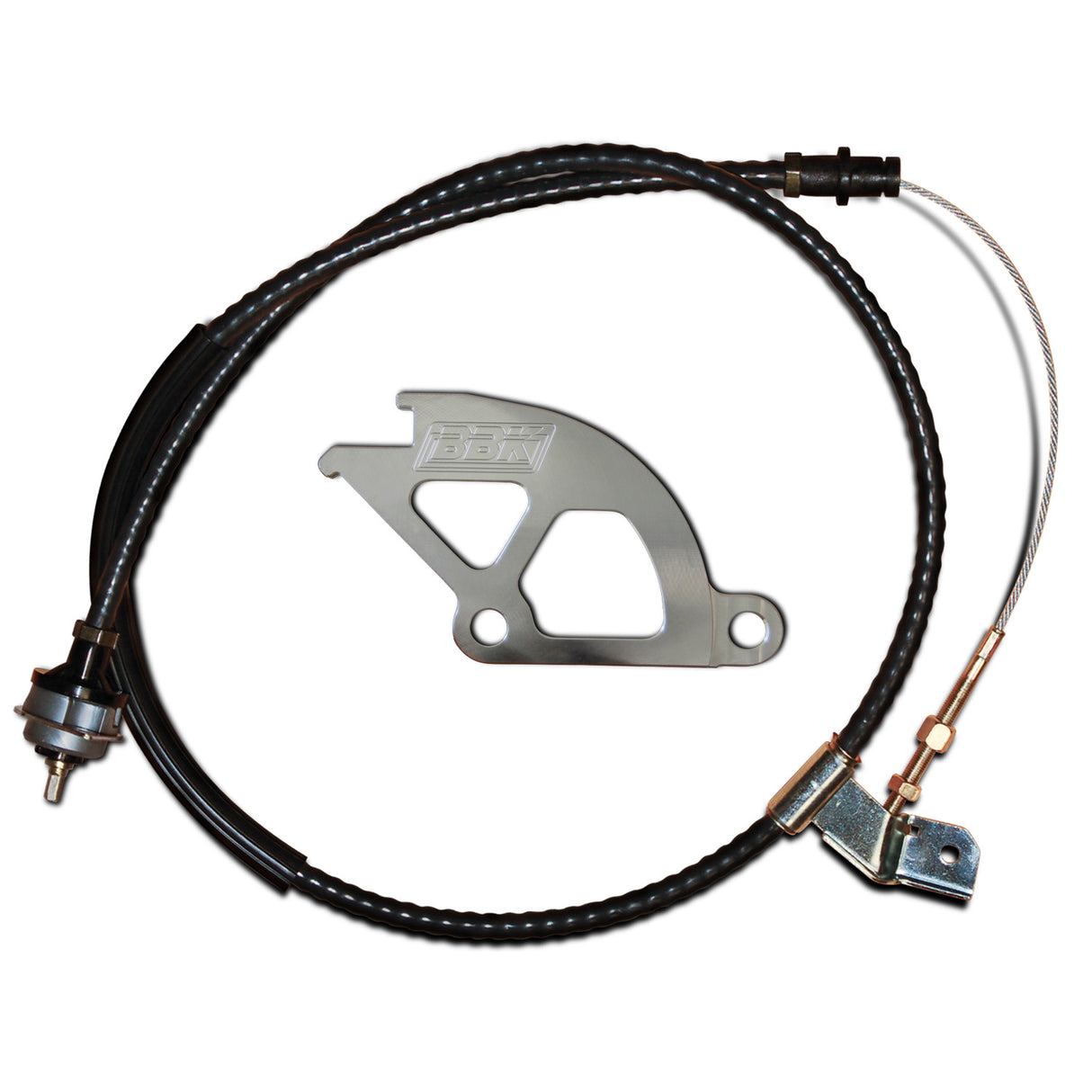 BBK MUSTANG HD ADJ CLUTCH CABLE & QUADRANT KIT BBK Performance Parts Clutch Cable Kit  AXOPROS