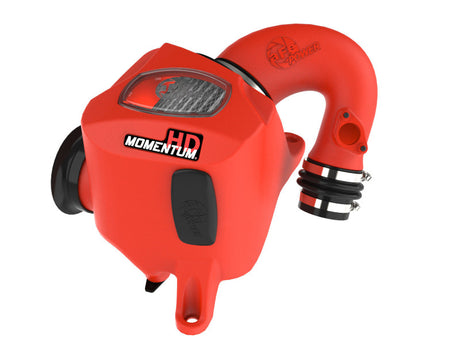 aFe aFe 15-25 Toyota Hilux L4-2.4/2.8L (td) Momentum HD Cold Air Intake System Red w/ Pro DRY S Filter Cold Air Intakes aftermarket performance part