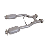 BBK MUSTANG GT/COBRA 2.5 SHORT MID H PIPE W/CONVERTERS BBK Performance Parts Exhaust Pipe  AXOPROS