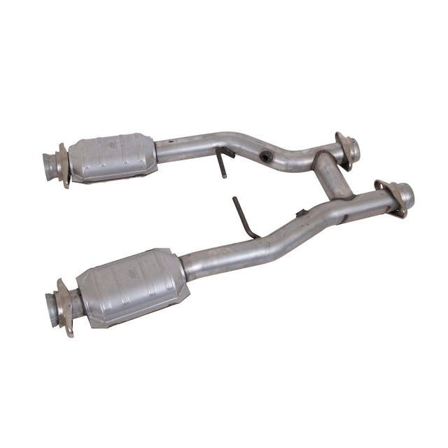 BBK MUSTANG GT/COBRA 2.5 SHORT MID H PIPE W/CONVERTERS BBK Performance Parts Exhaust Pipe  AXOPROS