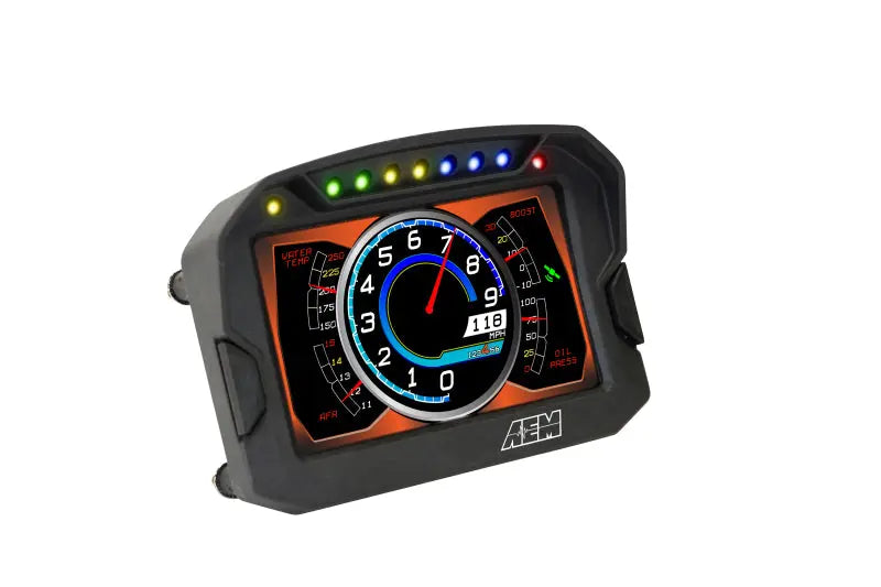 AEM CD-5G Carbon Digital Dash Display w/ Interal 10Hz GPS & Antenna AEM Gauges  AXOPROS