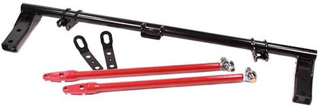 Innovative 90-93 Accord H/F-Series Black Steel Competition Traction Bar Kit (H/F-Series engine) Innovative Mounts Traction Bars  AXOPROS