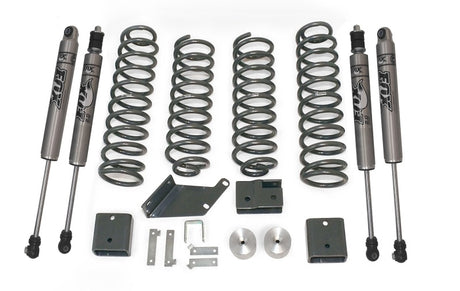 MaxTrac 07-18 Jeep Wrangler JK 2WD/4WD 3in/3in Coil Lift Kit w/FOX Shocks Maxtrac Shocks and Struts  AXOPROS
