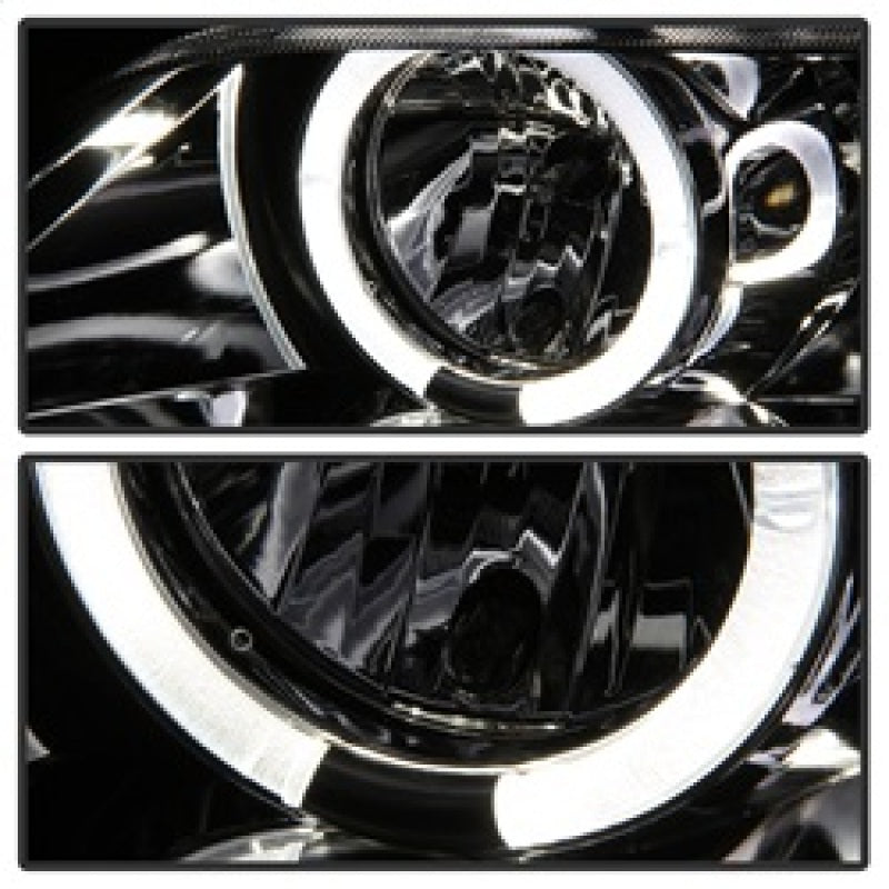Spyder BMW Z3 96-02 Projector Headlights LED Halo Chrome High H1 Low H1 PRO-YD-BMWZ396-HL-C SPYDER Headlights  AXOPROS