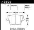 Hawk 05-10 Chrysler 300 (except SRT8) / 08 Dodge Challenger / 09-10 Dodge Challenger SE/RT HPS Hawk Performance Brake Pads - Performance  AXOPROS