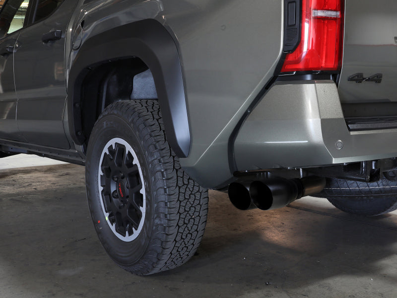 aFe 2024 Toyota Tacoma L4 2.4L Vulcan Series 2.5-3in 304 SS Steel Cat-Back Exhaust w/Black Tips aFe Catback  AXOPROS