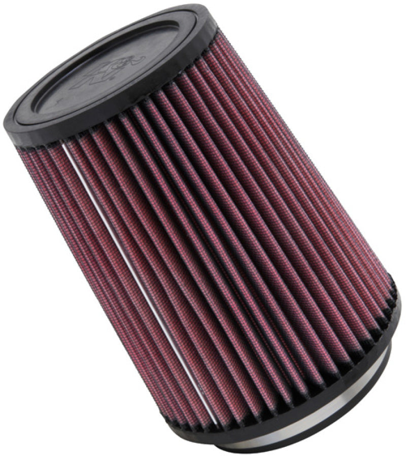 K&N Filter Universal Rubber Filter 4 inch Flange 5 3/8 inch Base 4 3/8 inch Top 7 inch Height K&N Engineering Air Filters - Universal Fit  AXOPROS