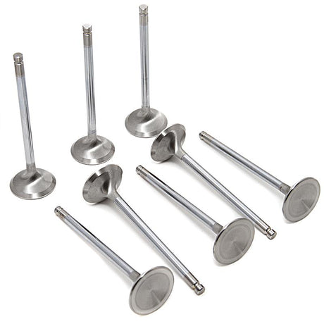 GSC P-D Toyota 2JZ-GTE Chrome Polished Super Alloy Exhaust Valve - 29mm Head (STD) - SET 12 GSC Power Division Valves  AXOPROS