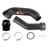 16-20 BMW L6-3.0L/ Turbo/ Twin Turbo/L4-2.0L/ L6-2.5L Wrinkle Black Turbo SES Intercooler Pipes Injen Connecting Pipes  AXOPROS