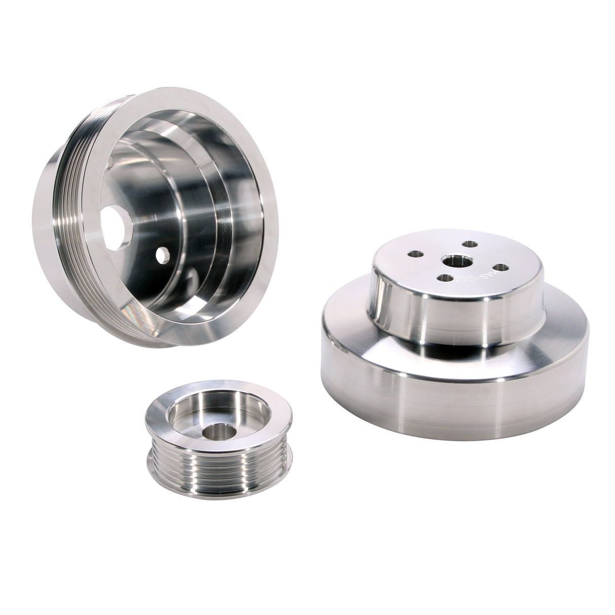 BBK 1988-1995 GM TRUCK 4.3/5.0/5.7L 3P UNDER DRIVE PULLEY KIT (ALUMINUM) BBK Performance Parts Engine Under Drive Pulley Kit  AXOPROS