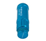 NRG 700 Series M12 X 1.25 Steel Lug Nut w/Dust Cap Cover Set 21 Pc w/Locks & Lock Socket - Blue NRG Lug Nuts  AXOPROS
