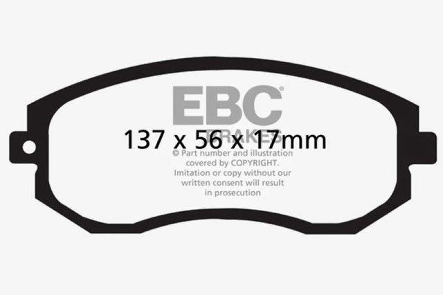 EBC 12+ Scion FR-S 2 Ultimax2 Front Brake Pads EBC Brake Pads - OE  AXOPROS