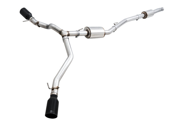 AWE Tuning 20-21 Jeep Gladiator JT 3.6L Tread Edition Cat-Back Dual Exhaust - Diamond Black Tip AWE Tuning Catback  AXOPROS