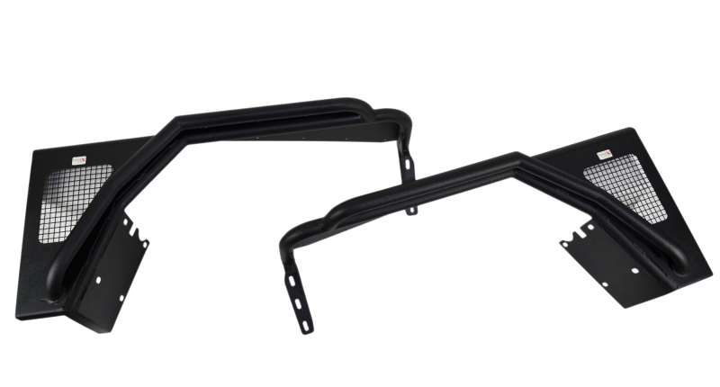 Fishbone Offroad 97-06 Jeep Wrangler TJ Steel Tube Fenders Front 3In Flare - Blk Textured Powdercoat Fishbone Offroad Fenders  AXOPROS