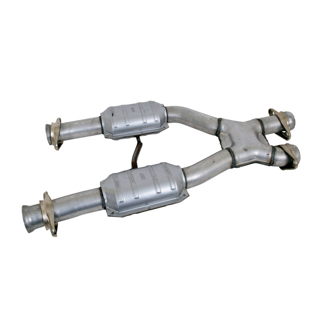 BBK MUSTANG 5.0 2.5 SHORT MID X PIPE W/CONVERTERS BBK Performance Parts Exhaust Pipe  AXOPROS