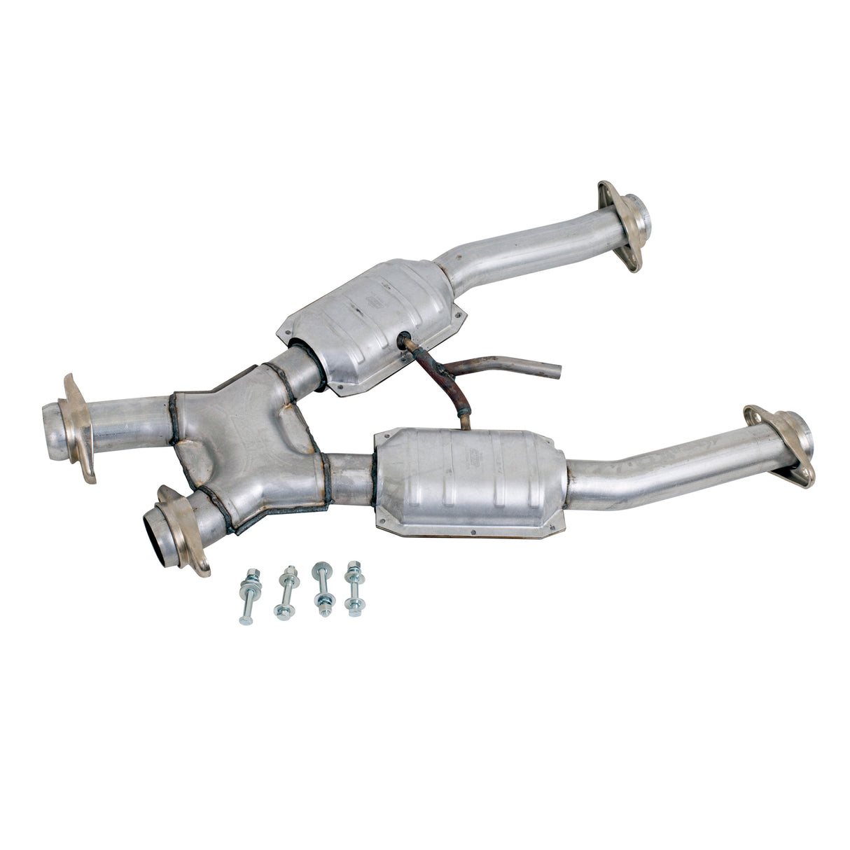 BBK MUSTANG GT 2.5 SHORT MID X PIPE W/CONVERTERS BBK Performance Parts Exhaust Pipe  AXOPROS
