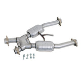 BBK MUSTANG GT 2.5 SHORT MID X PIPE W/CONVERTERS BBK Performance Parts Exhaust Pipe  AXOPROS