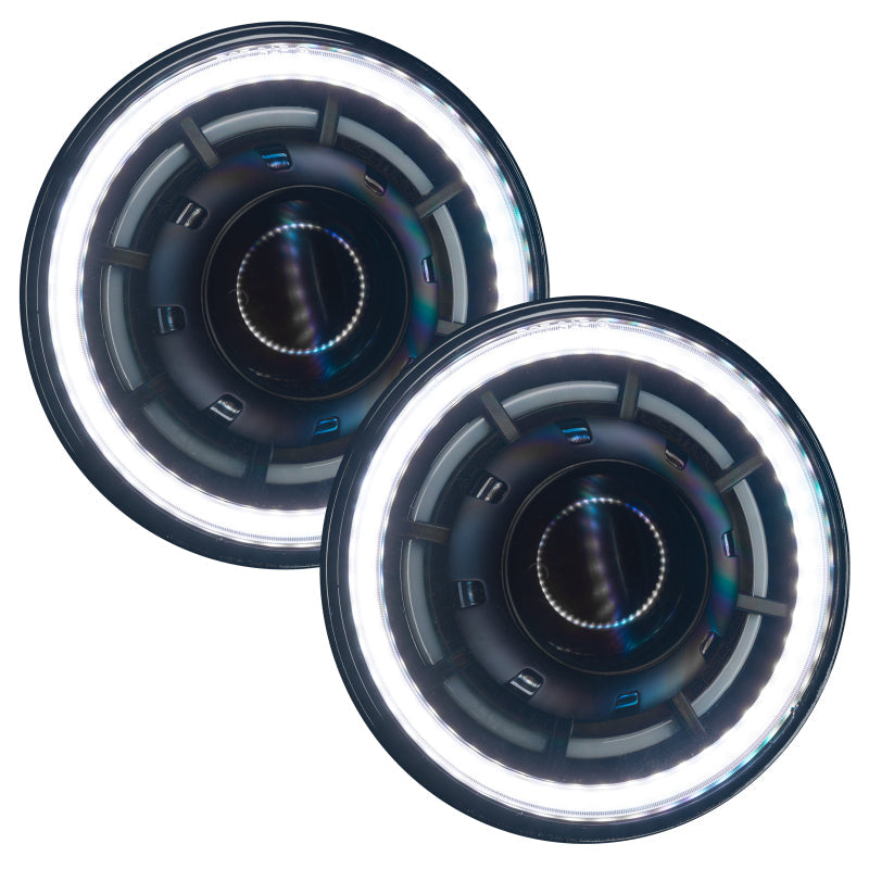 Oracle Oculus 7in ColorSHIFT Bi-LED Projector Headlights for Jeep Wrangler JK SEE WARRANTY ORACLE Lighting Headlights  AXOPROS