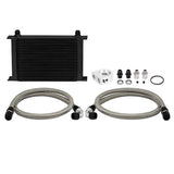 Mishimoto Universal 25 Row Oil Cooler Kit (Black Cooler) Mishimoto Oil Coolers  AXOPROS